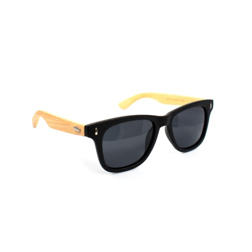 Harry Bamboo Temple Wayfarer Polarized Sunglasses